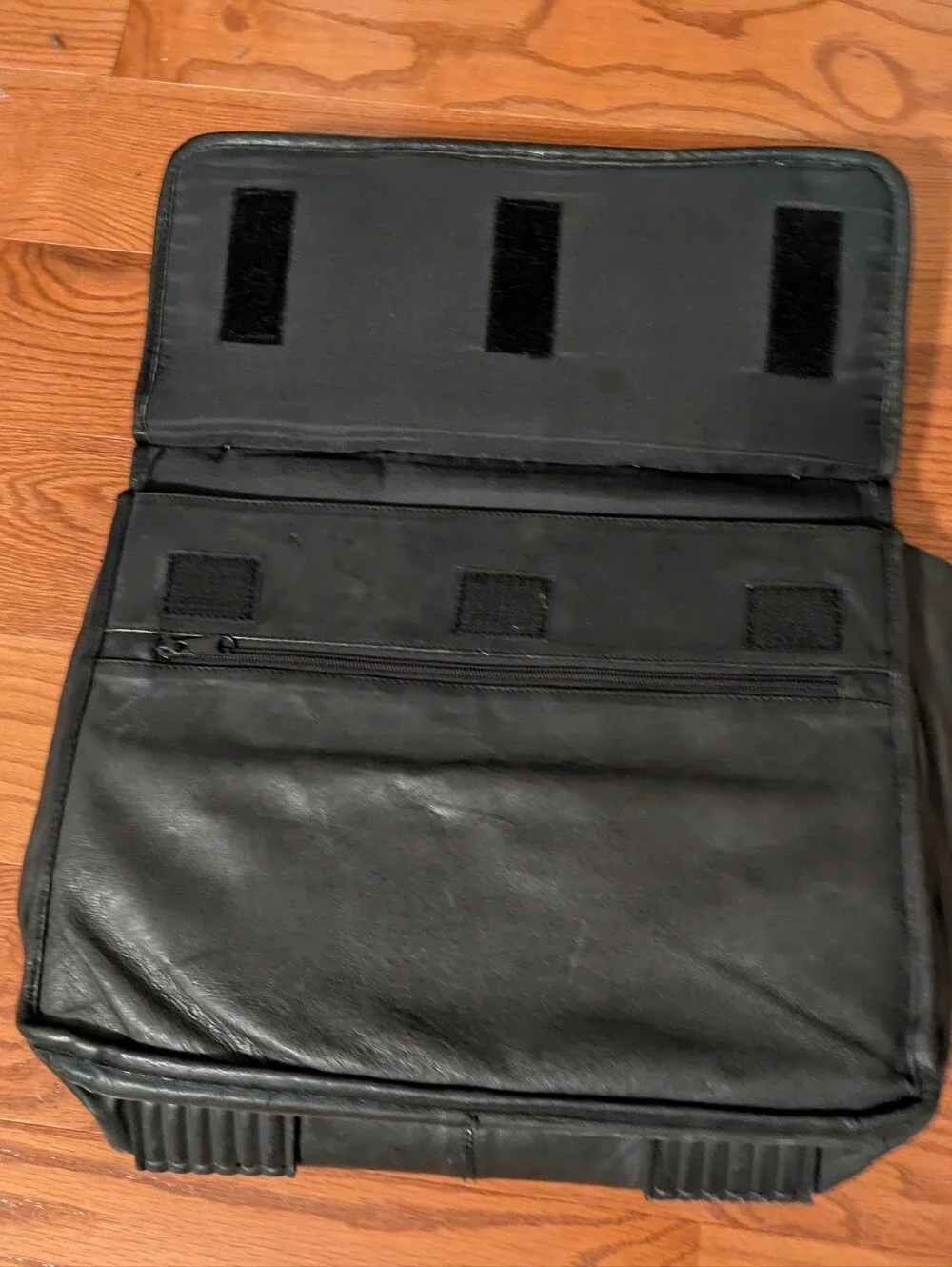 Classic Black Leather Briefcase - Men Bags